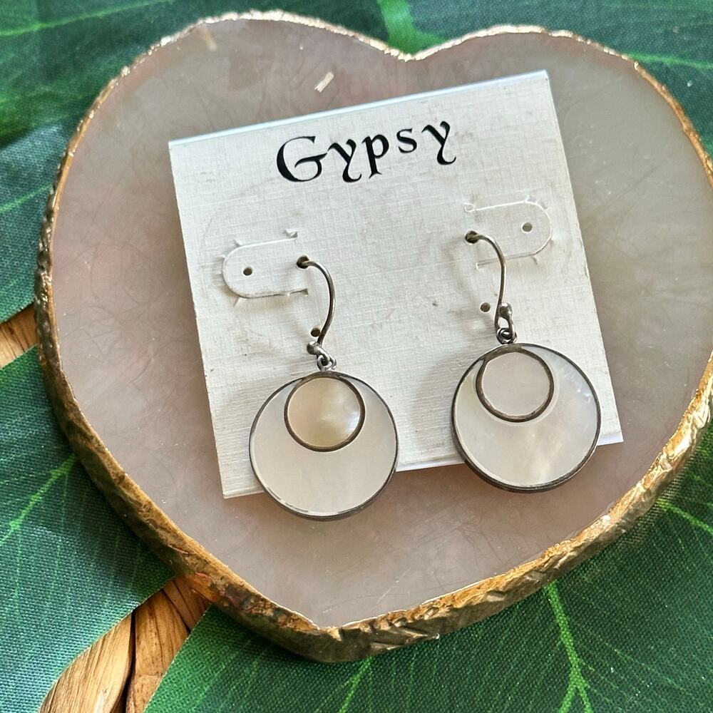 BOGO FREE MOTHER PEARL DANGLY EARRINGS